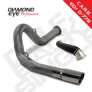 Chevrolet 2500 Performance Exhaust - Diamond Eye Performance - DPF Back, Turbo Direct Pipe, Stainless Steel, 5in - `07-`10
